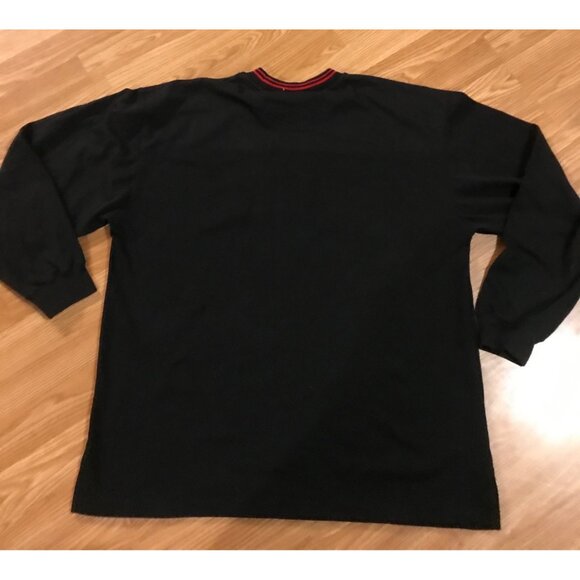 Vtg Detroit Red Wings Lee Sport Sweatshirt XL Black Red NHL Hockey - Picture 6 of 8